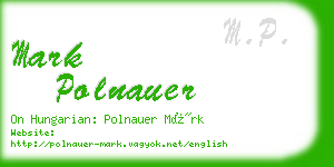 mark polnauer business card